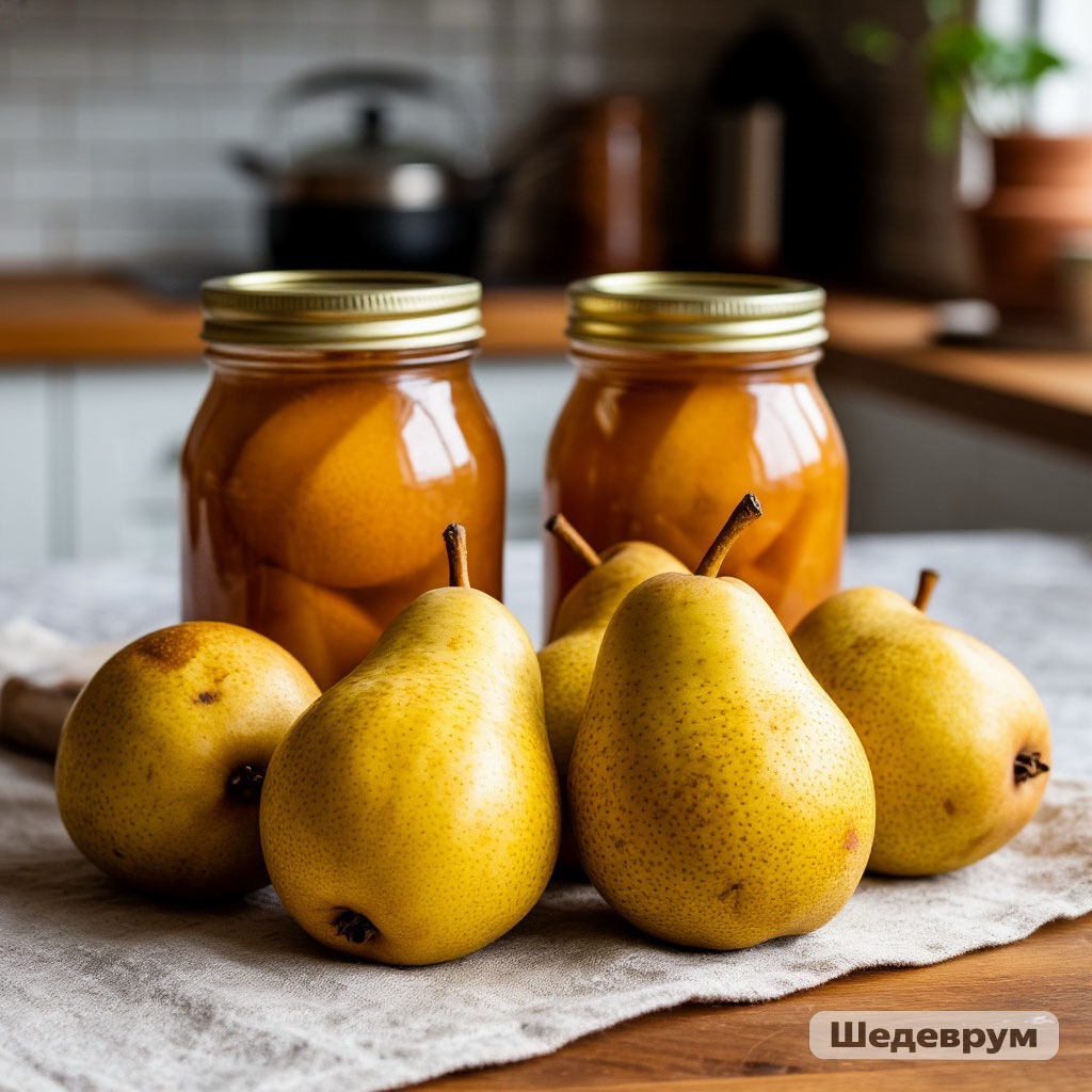 Alt: заготовки из груш на зиму
