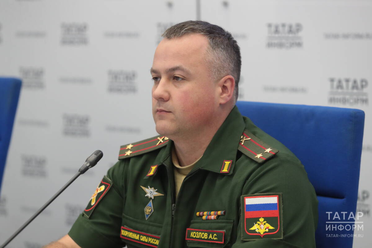 Начальник пункта отбора на службу по контракту в Казани Андрей Козлов Фото: © Рамиль Гали / «Татар-информ»