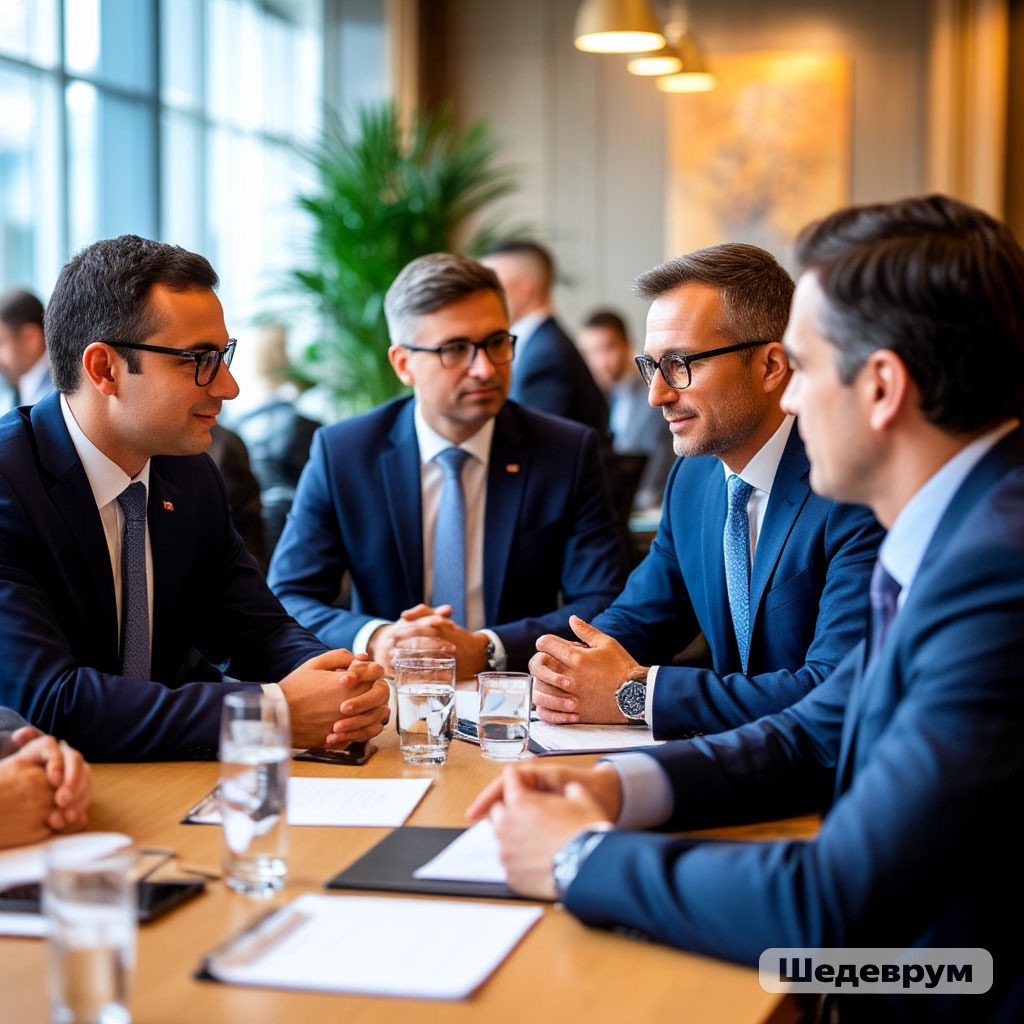 Alt: деловая встреча татарстанских экспортеров