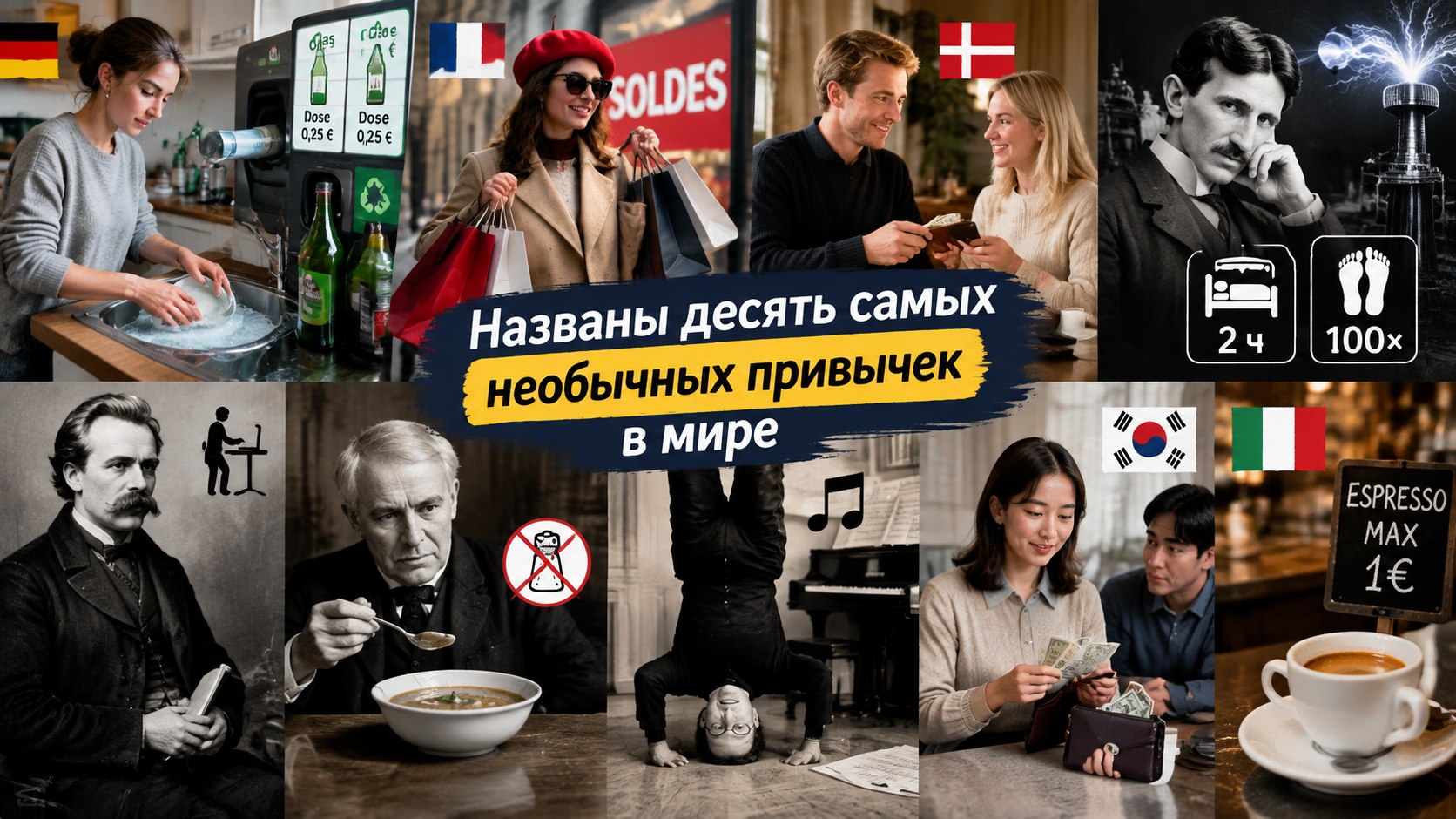 Странные 10 привычек 