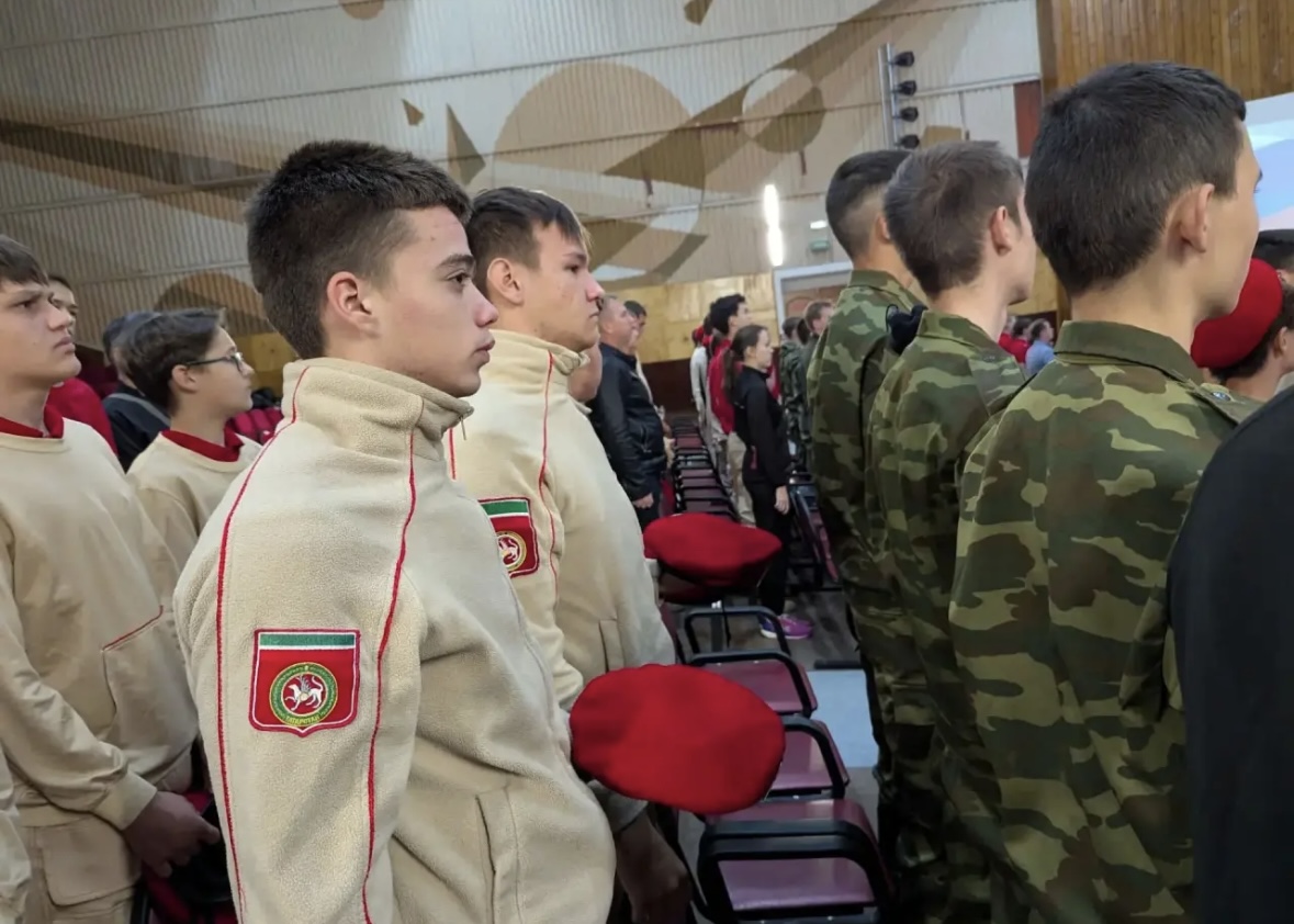 Юнармейцы на военно-спортивных играх