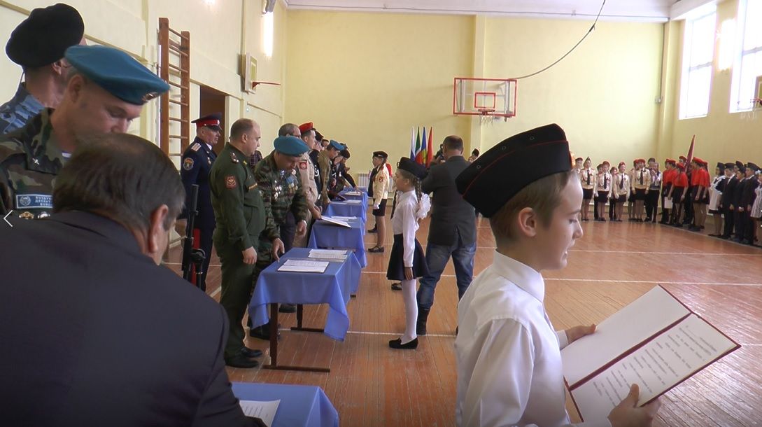 Юнармейцы Высокогорского района приняли клятву
