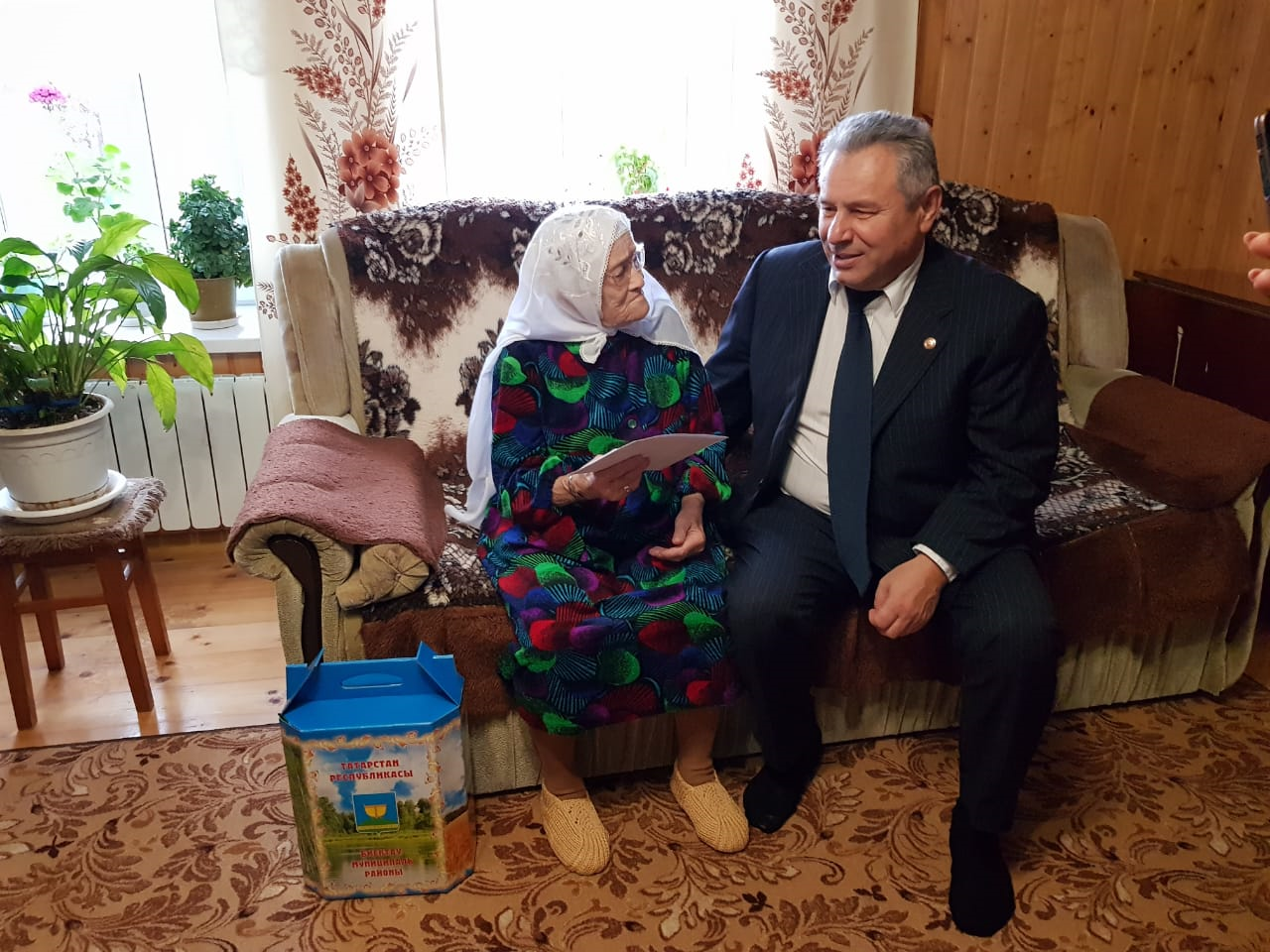 Сегодня 90 лет отмечает жительница деревни Сосмаги