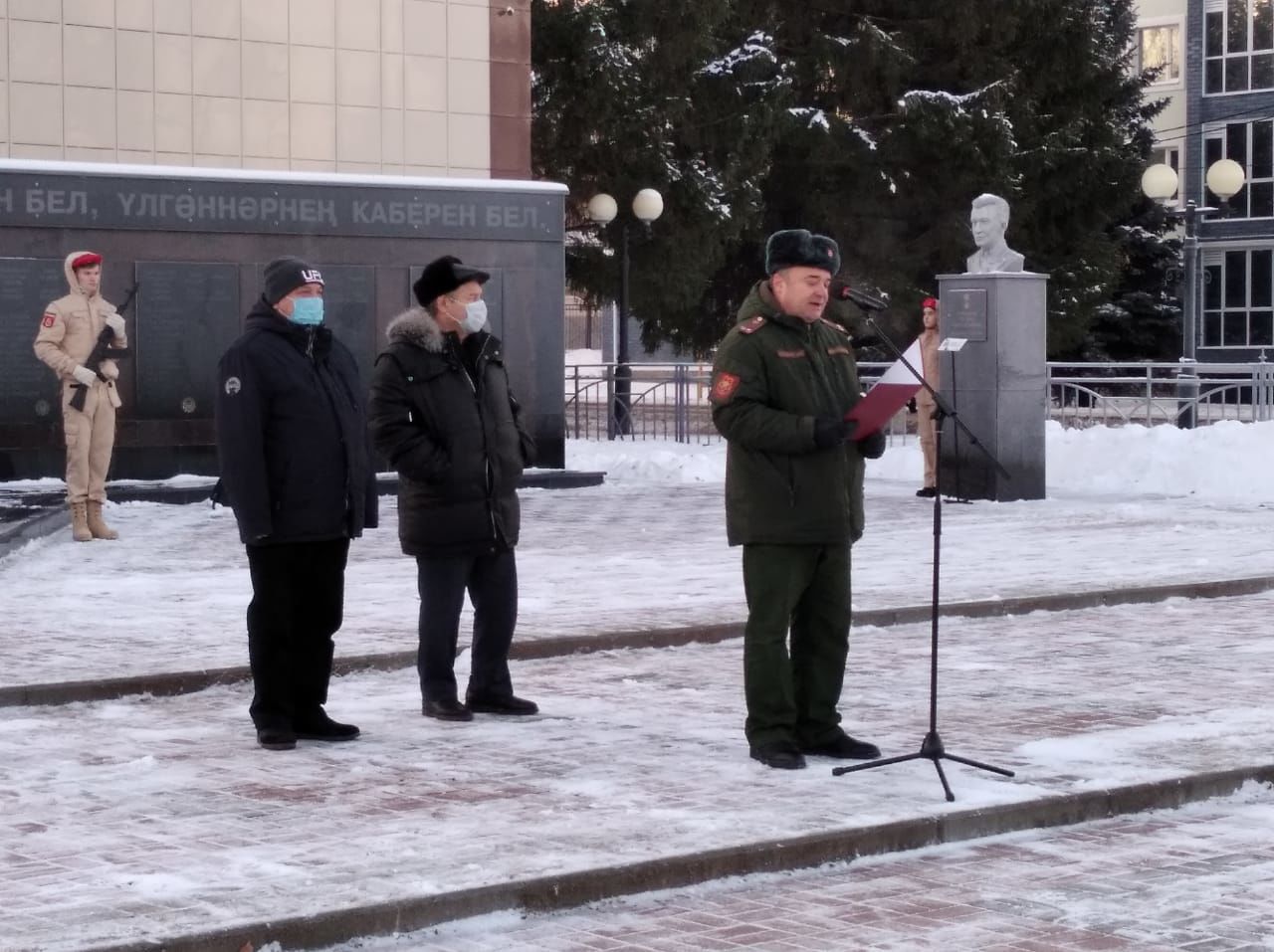 Девяти героям Высокогорского района была отдана дань уважения на Аллее Славы