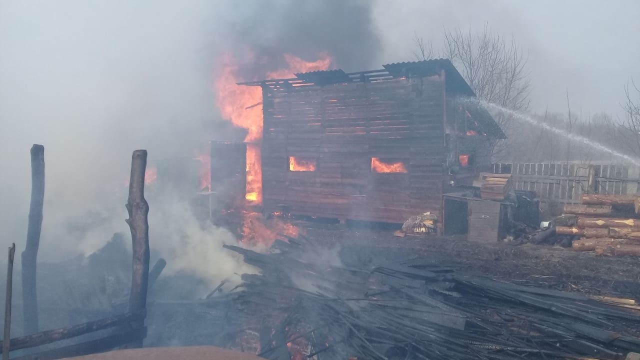 В Высокогорском районе участились случаи пожаров