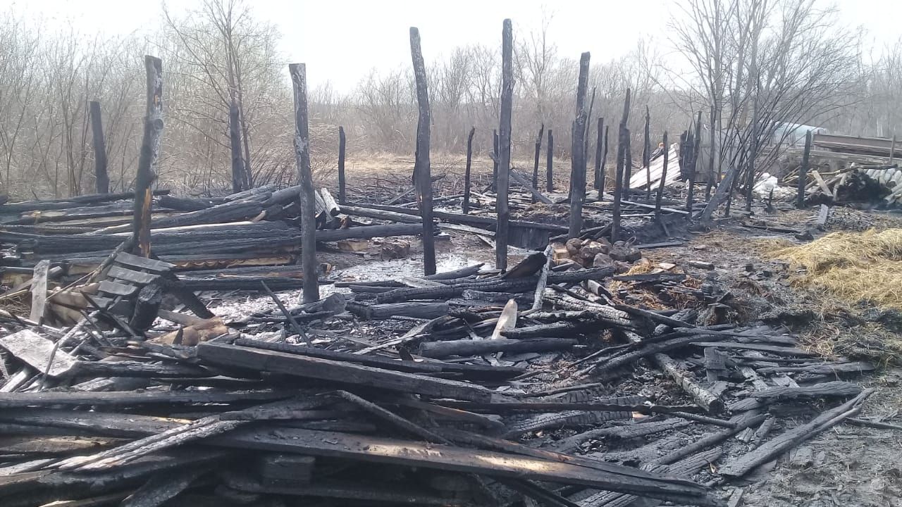 В Высокогорском районе участились случаи пожаров