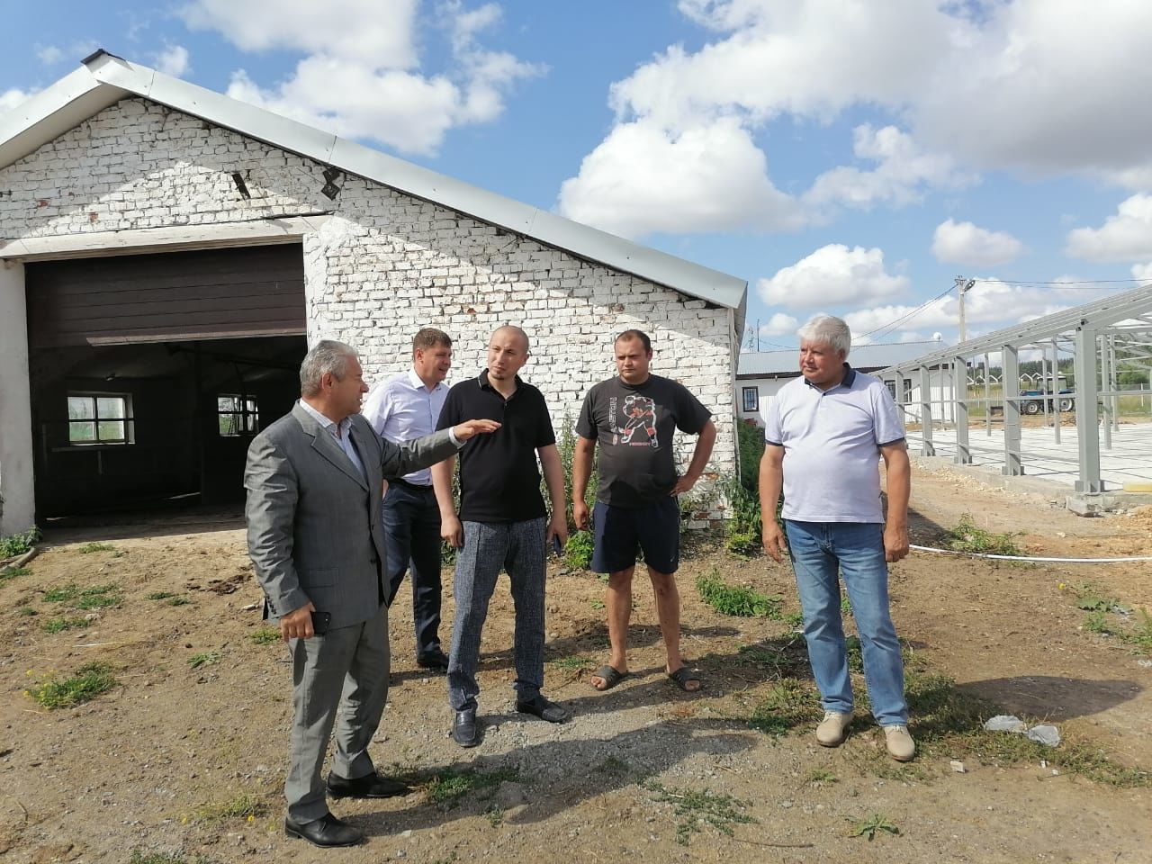 Глава района посетил начинающую свою деятельность ферму КФХ Рубцова