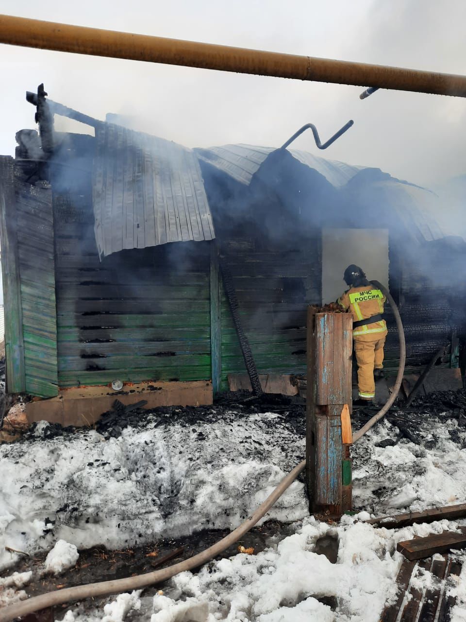 В Высокогорском районе в пожаре погиб мужчина