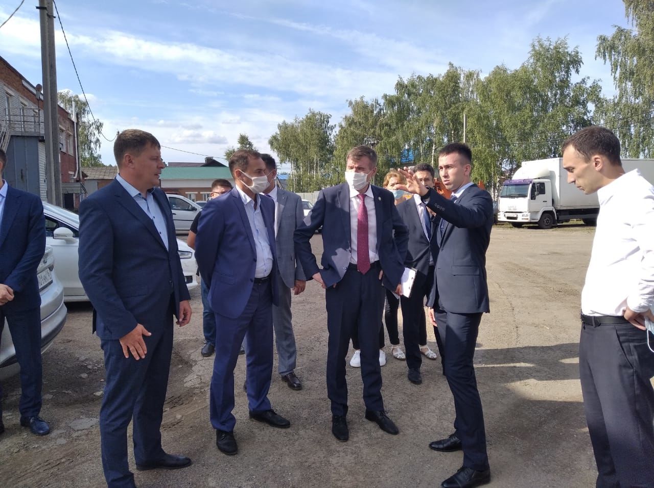 В Высокогорский район с рабочим визитом прибыл министр экономики республики Татарстан Мидхат Шагиахметов