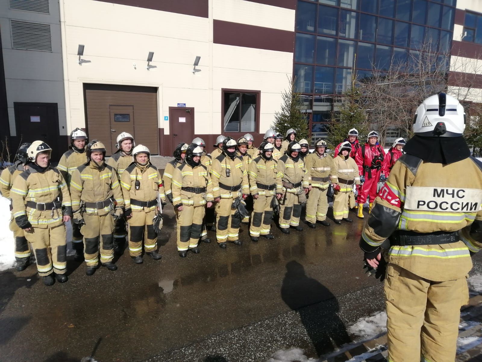 Сегодня на территории Усадского спиртзавода прошли учения по пожарной безопасности