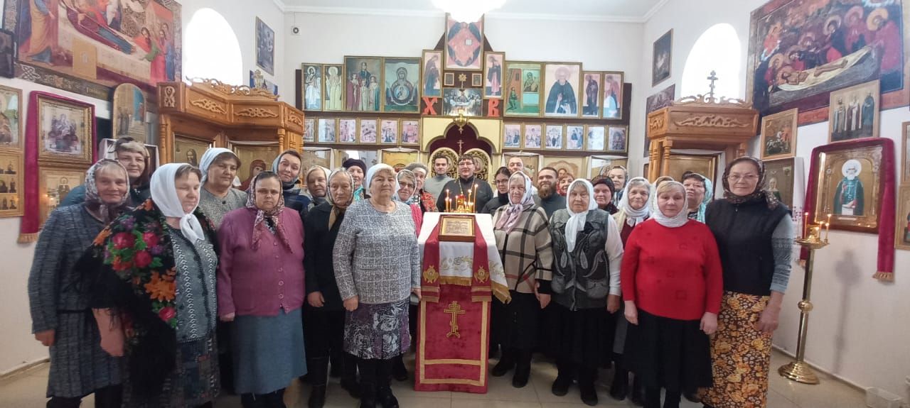 В чепчуговском храме состоялась Божественная литургия