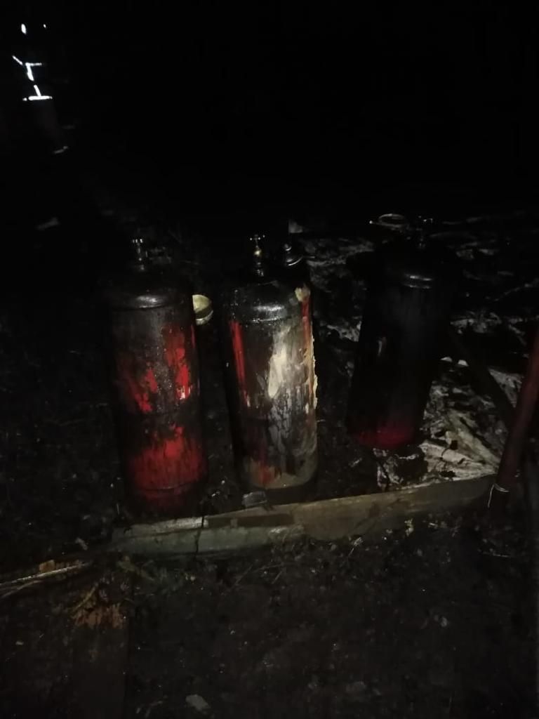 В СНТ «Оптимист» сгорел садовый дом