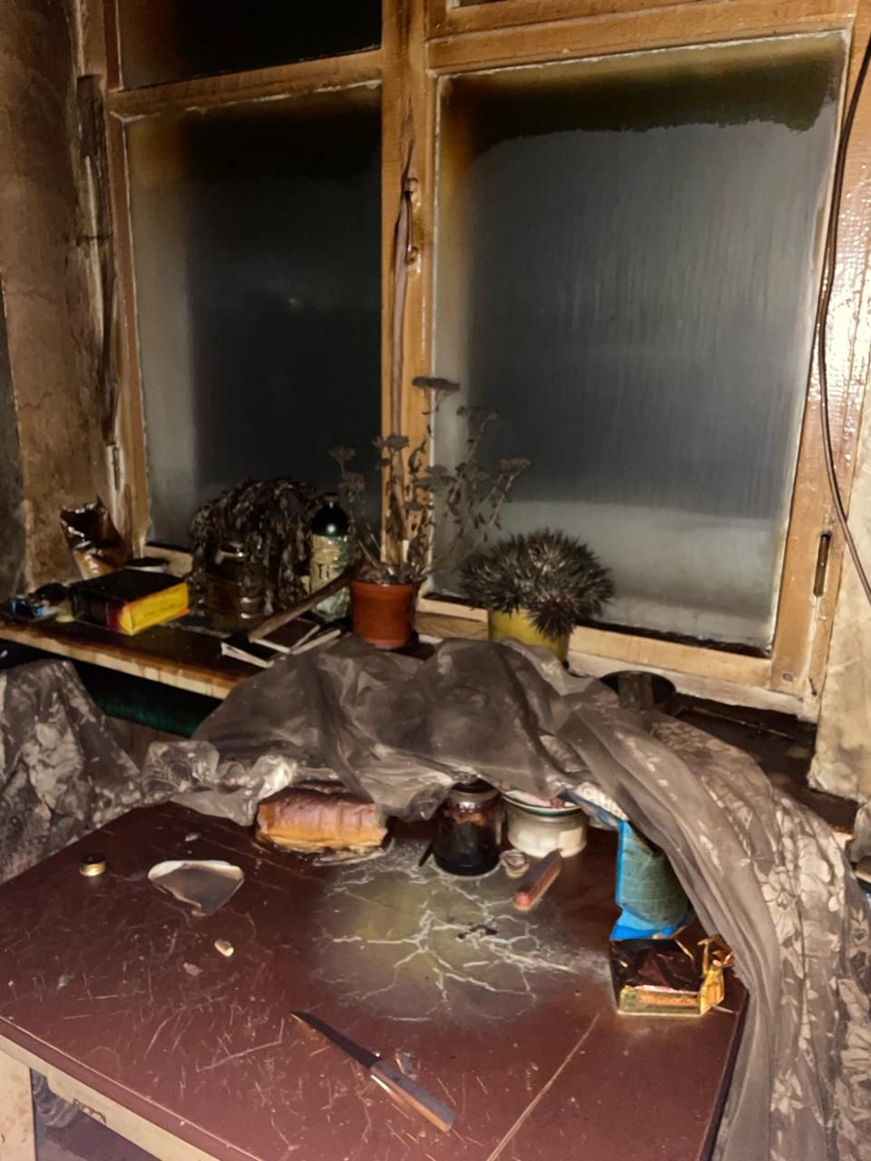 Погиб в огне