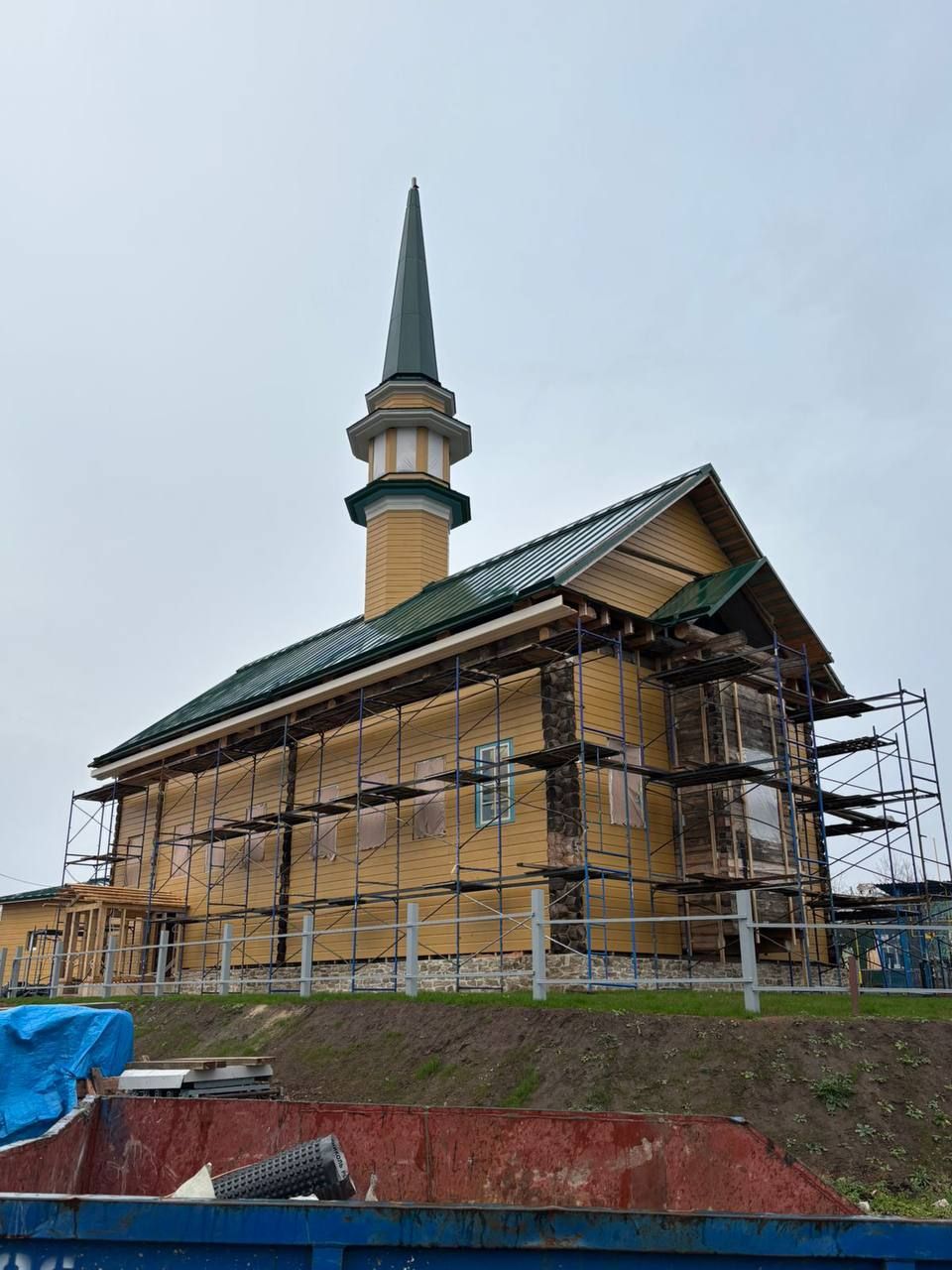 В селе Айбаш Высокогорского района завершается реставрация мечети XVIII века