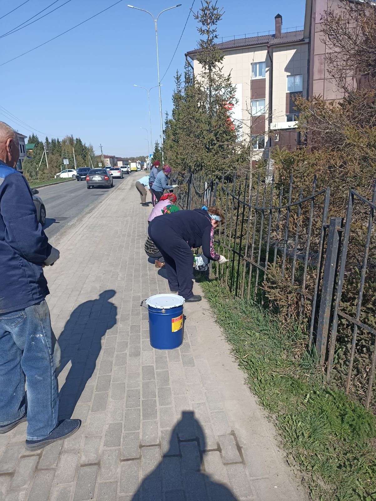 В районе идет Всероссийский субботник