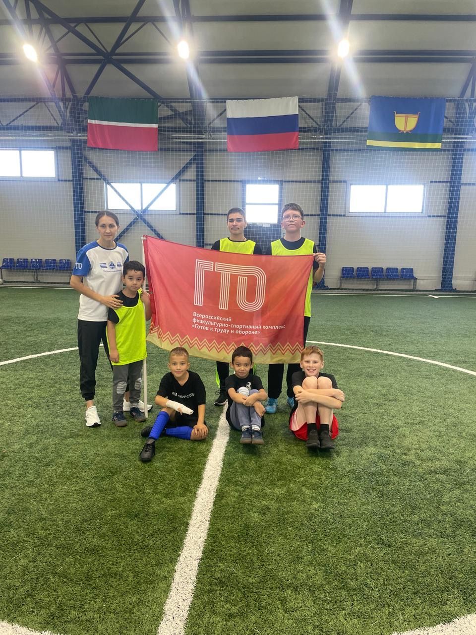 Воспитанники ФК «Добрый Биектау» с ОВЗ сдали нормативы ГТО