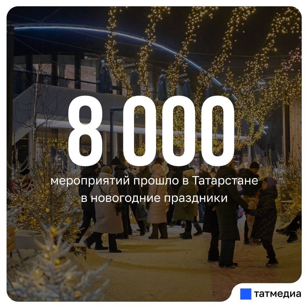 Новогодние мероприятия в Татарстане: фестивали, концерты и спорт