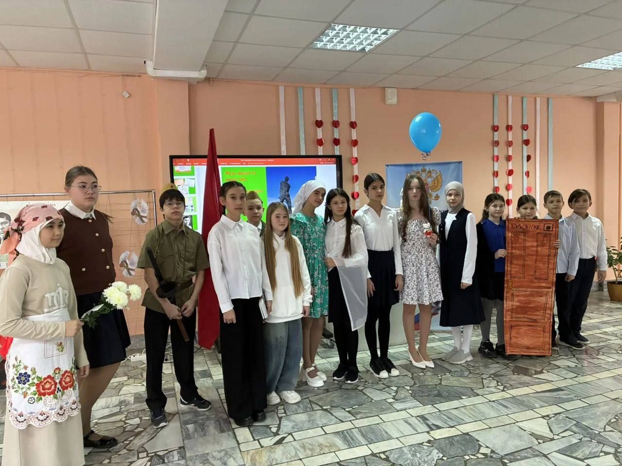Школа №3 в Высокогорском районе отметила юбилей Мусы Джалиля