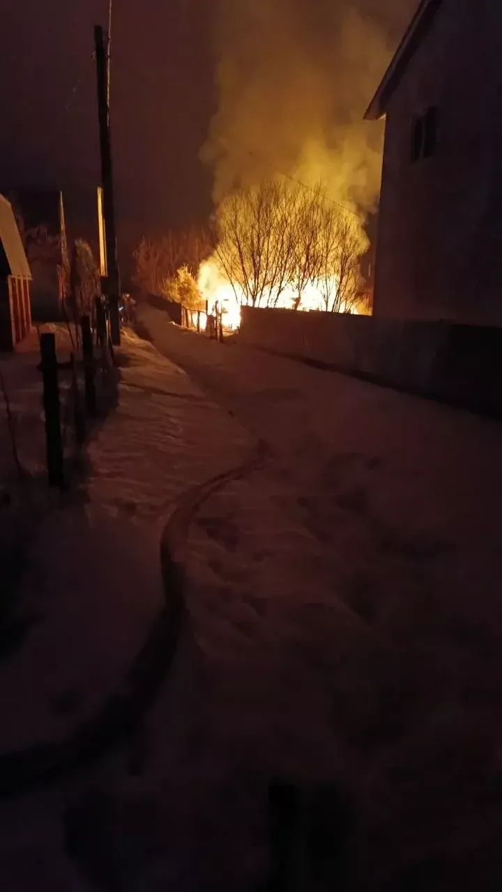 Пожар в СНТ Оптимист Высокогорского района уничтожил дачный дом