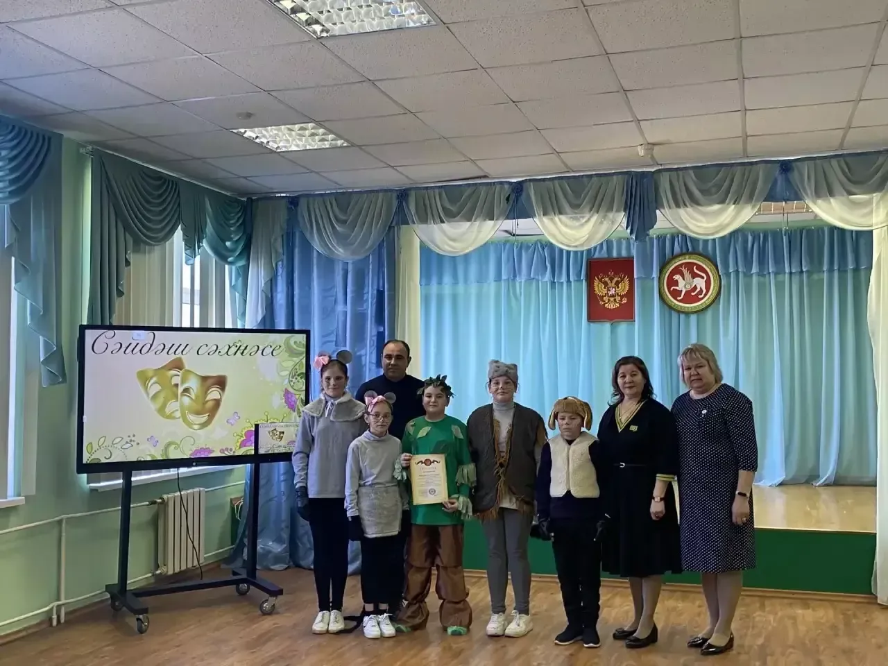 Районный театральный конкурс «Сәйдәш сәхнәсе» (фото)