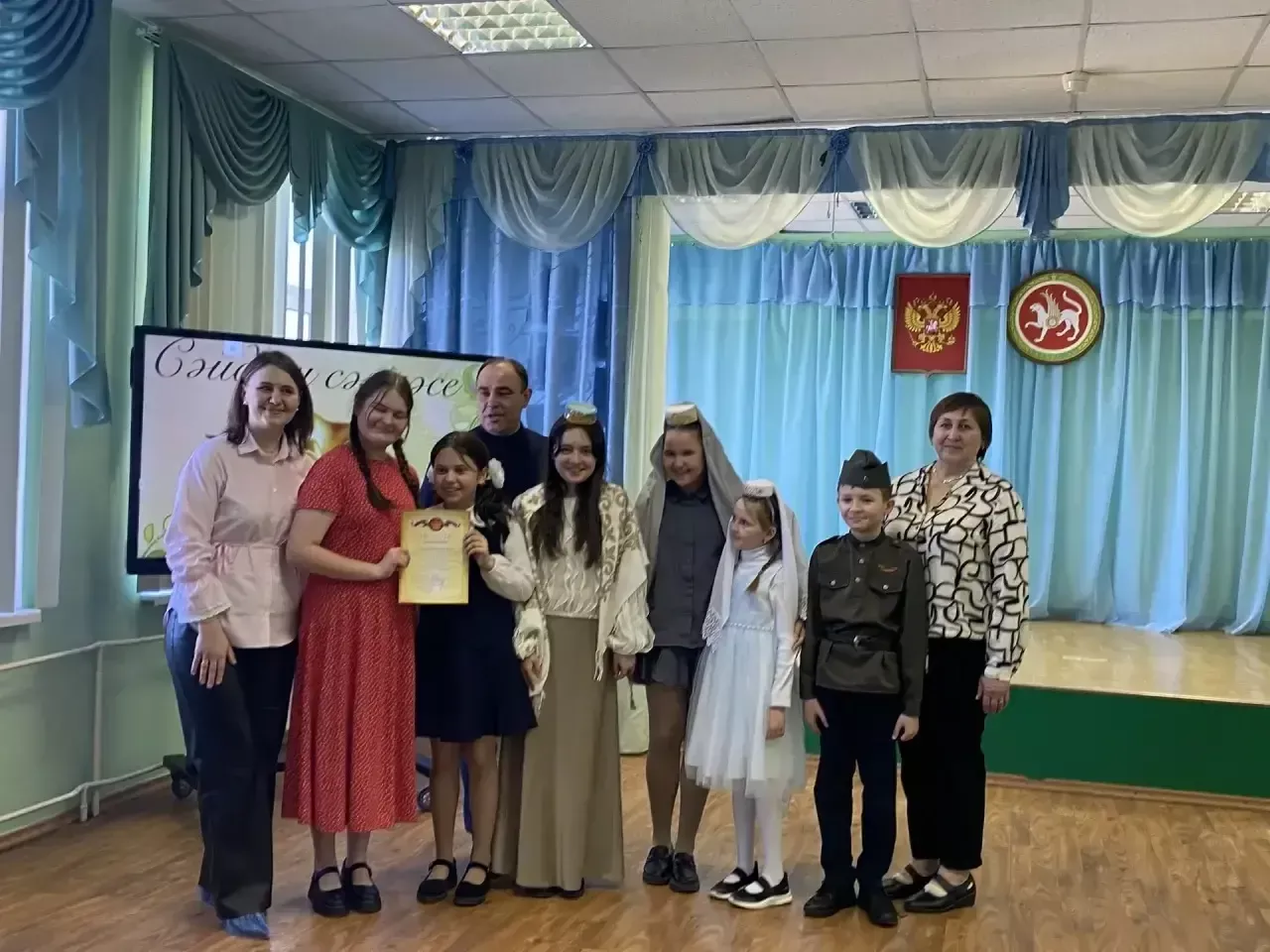 Районный театральный конкурс «Сәйдәш сәхнәсе» (фото)