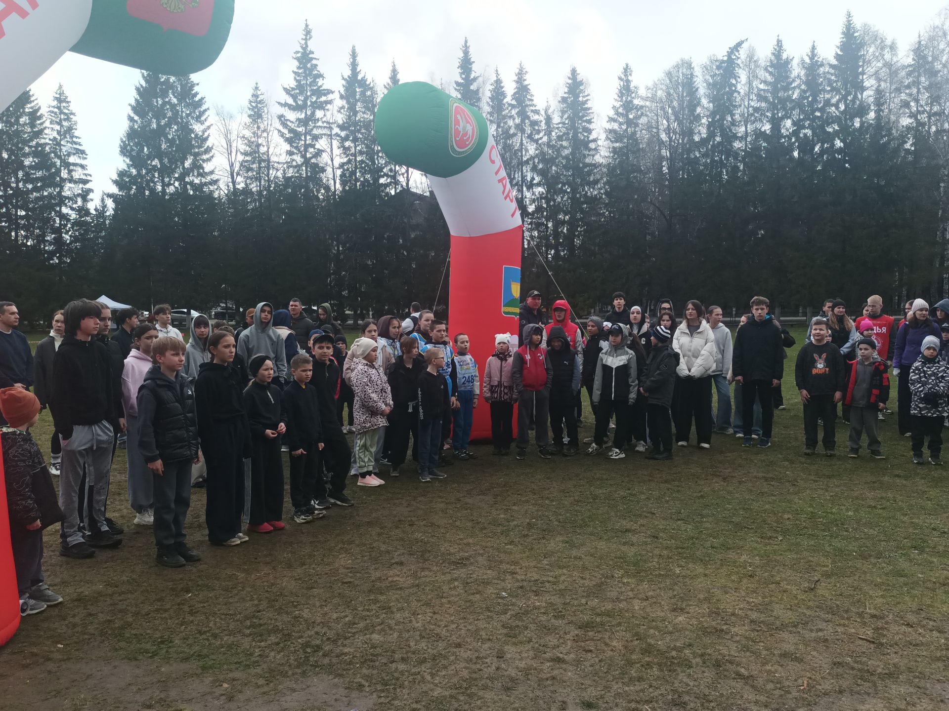 В Бирюлях 1 мая стартовала легкоатлетическая эстафета (фото)