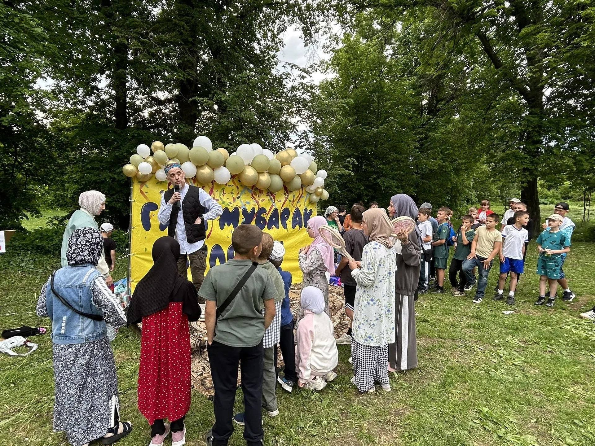 В селе Усады ярко отметили традиционный праздник Курбан-байрам