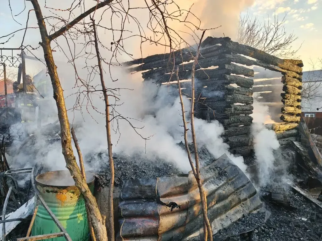 В Высокогорском районе при пожаре в садовом доме погиб мужчина