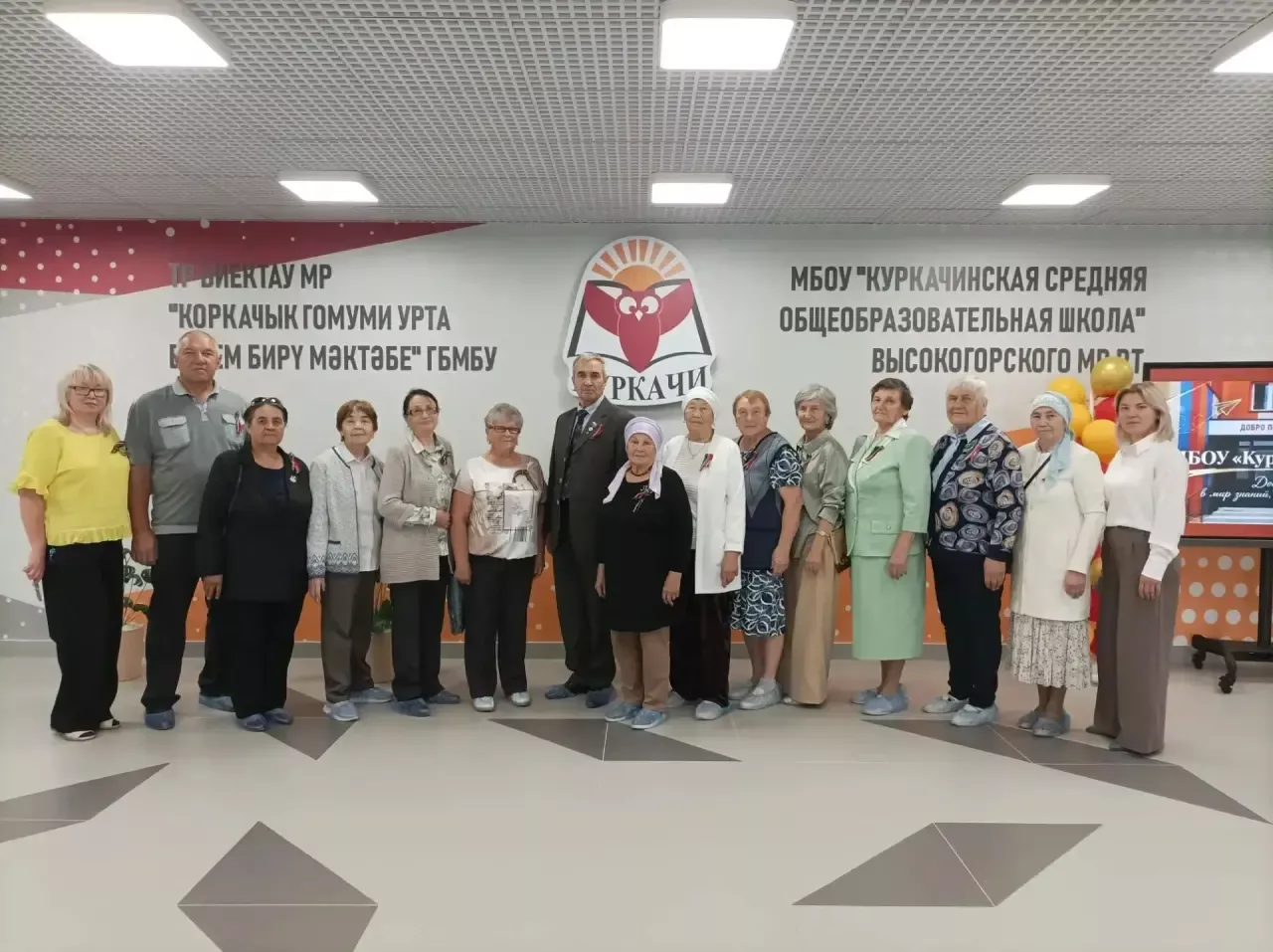 Ветераны Высокогорского района встретились с серебряными волонтерами в Куркачах