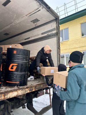 Район отправил более 8 тонн гуманитарной помощи