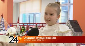Аурика Куликовская — юный экскурсовод «Ёлки главы»