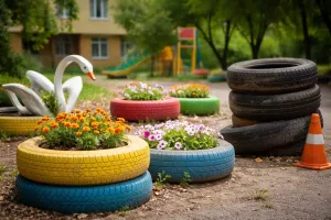 Штраф за покрышки во дворе до 5000 рублей и риски