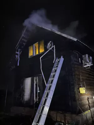 В Ивановке произошёл пожар дома — сгорела крыша на 48 кв. м