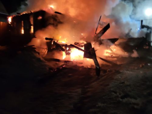В Больших Ковалях произошел пожар