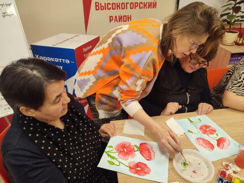 Прошел благотворительный мастер-класс по живописи