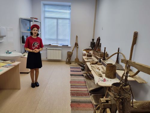 Ученики Алатской школы вступили в ряды юнармейцев