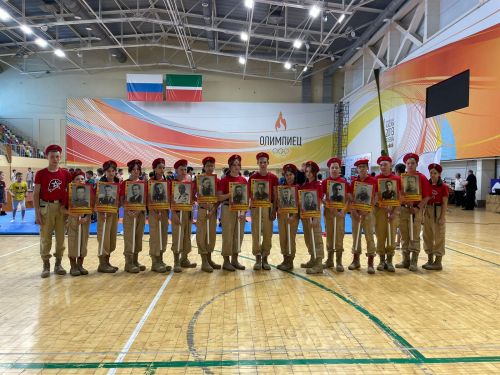 Высокогорские Юнармейцы приняли участие в открытии первенства