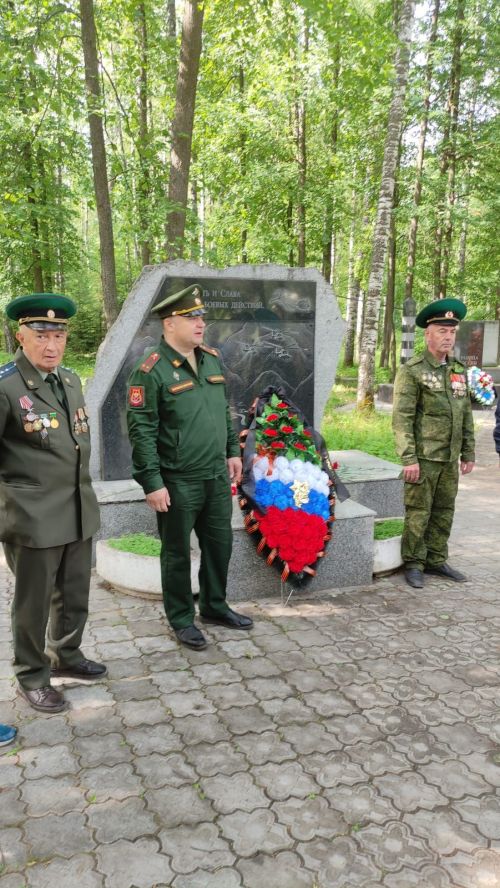 Ветераны пограничных войск собрались в Парке Победы