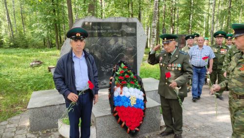 Ветераны пограничных войск собрались в Парке Победы