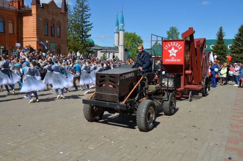 Фоторепортаж с празднования Дня Победы в Высокогорском районе