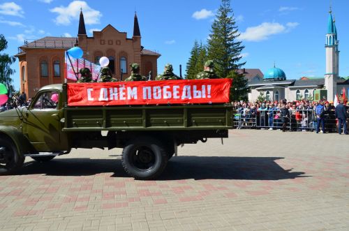 Фоторепортаж с празднования Дня Победы в Высокогорском районе
