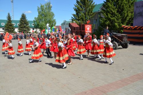 Фоторепортаж с празднования Дня Победы в Высокогорском районе