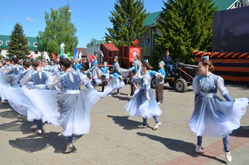 Фоторепортаж с празднования Дня Победы в Высокогорском районе