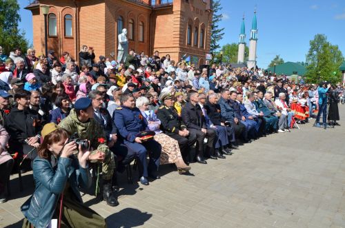 Фоторепортаж с празднования Дня Победы в Высокогорском районе