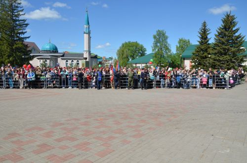 Фоторепортаж с празднования Дня Победы в Высокогорском районе