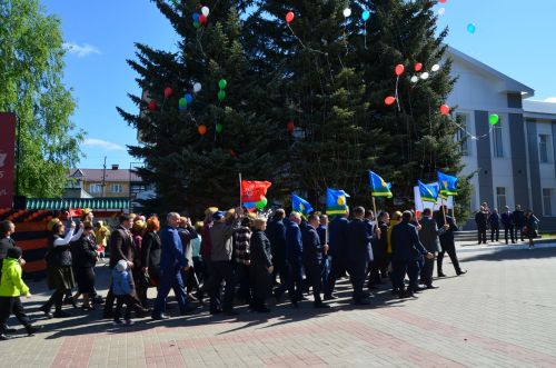 Фоторепортаж с празднования Дня Победы в Высокогорском районе
