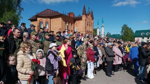 На Параде Победы в Высокогорском районе собралось 4 тысячи человек