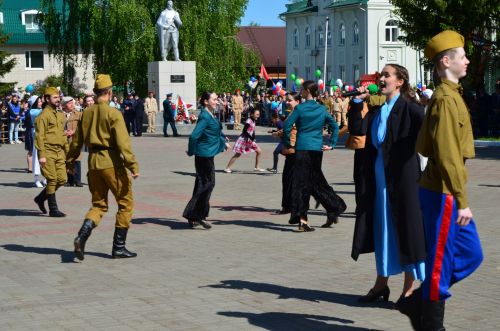 Фоторепортаж с празднования Дня Победы в Высокогорском районе