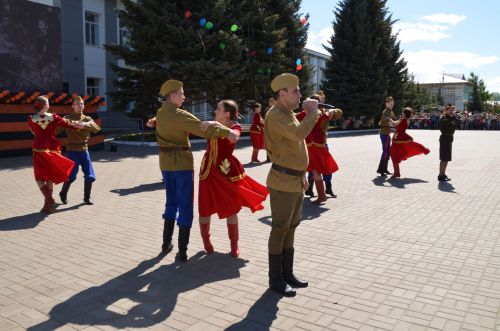 Фоторепортаж с празднования Дня Победы в Высокогорском районе