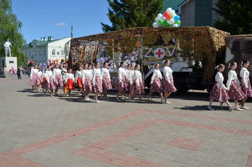 Фоторепортаж с празднования Дня Победы в Высокогорском районе